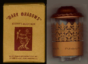 Dark Shadows 1970 Original Josette's Music Box with Original Box Very RARE  